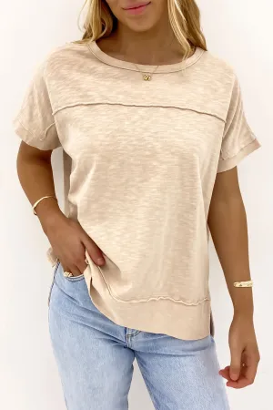 Allison Tee Oat Eco Friendly Dyes