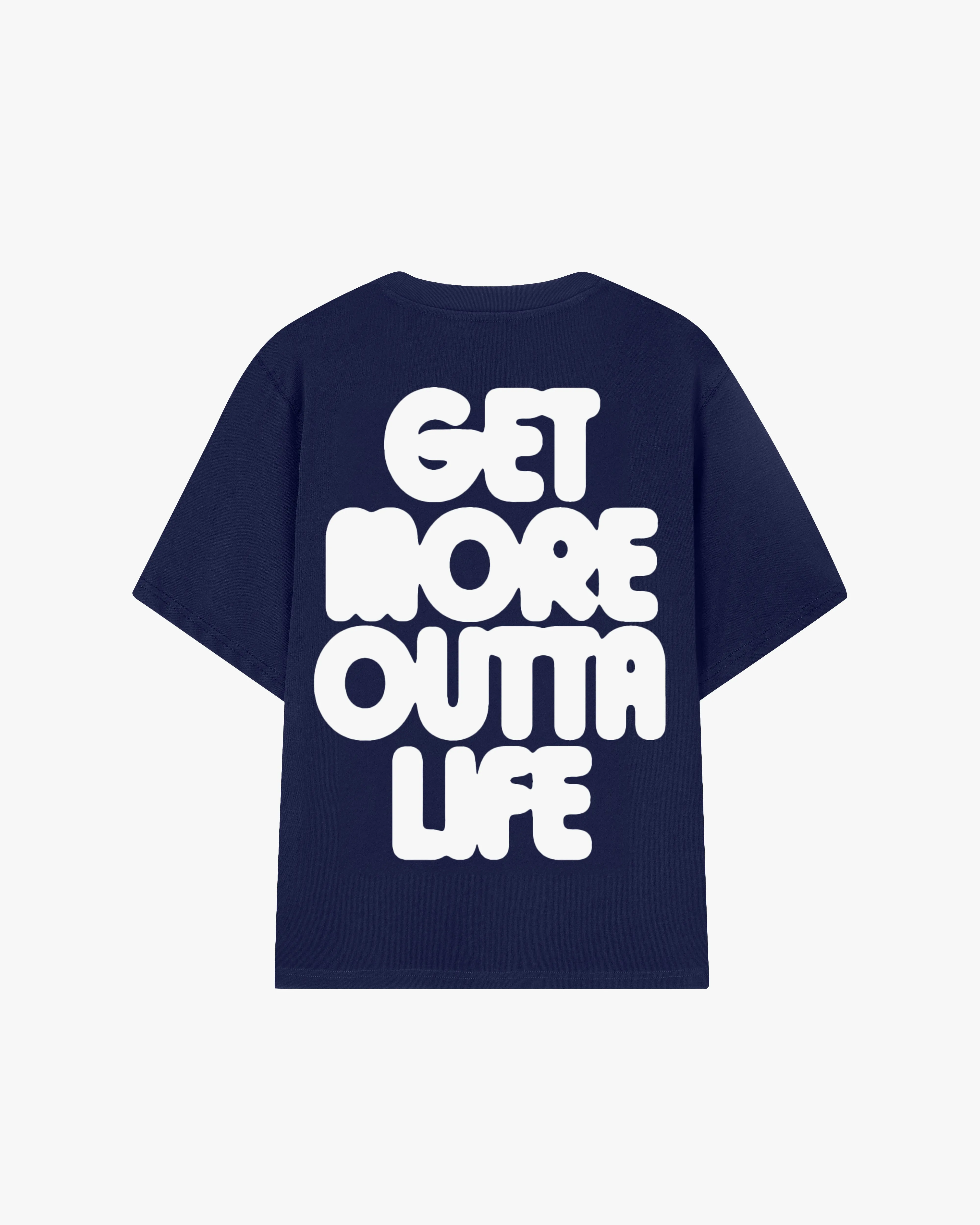 Daily Fit Dance Light Always Late Tee Navy