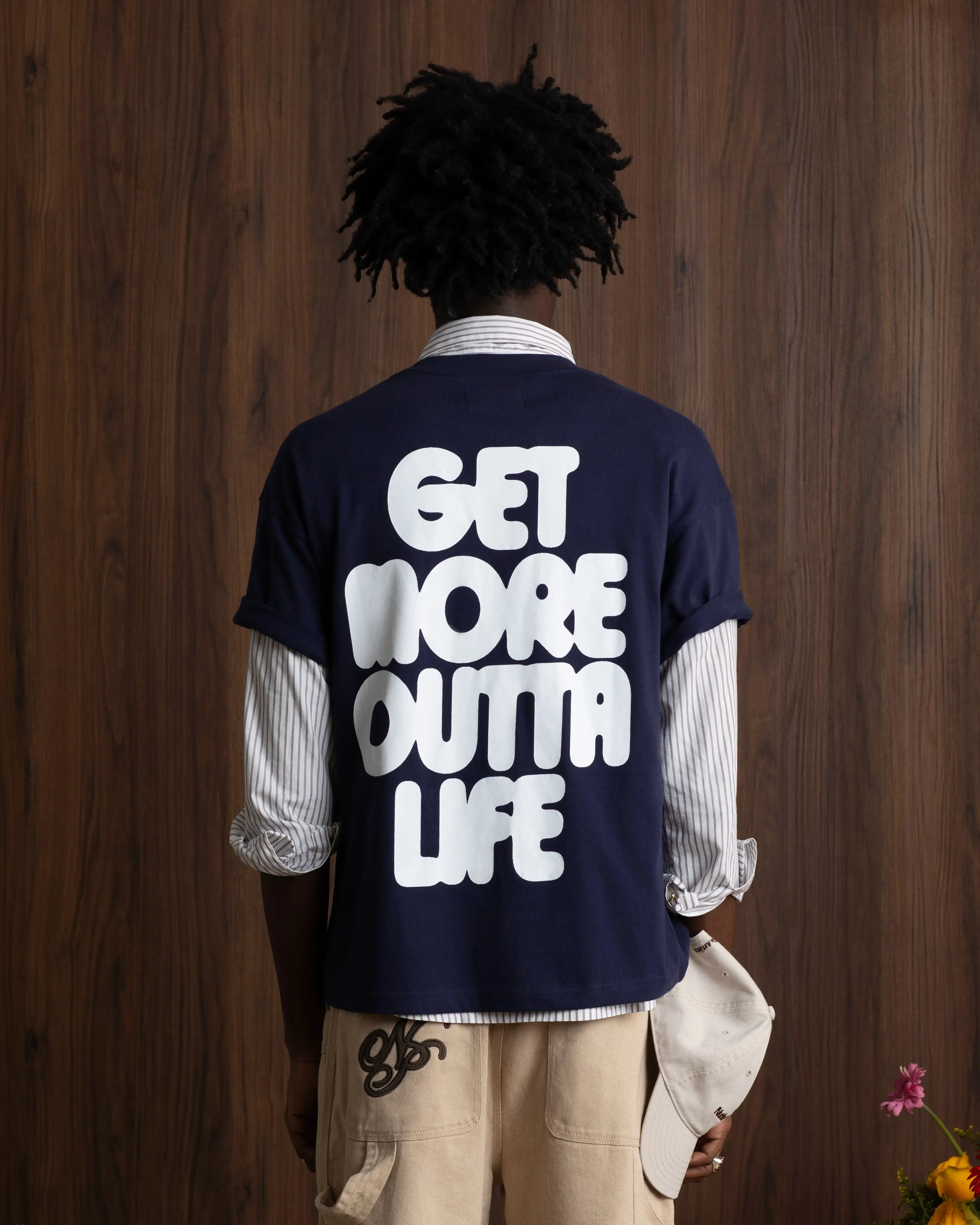 All-Occasion Wear UVProtection Always Late Tee Navy