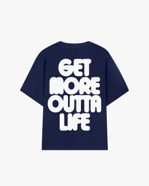 Daily Fit Dance Light Always Late Tee Navy