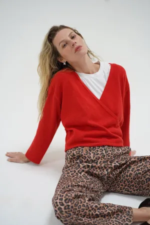 Amira Sweater - Red Clean Style Cozy Comfort