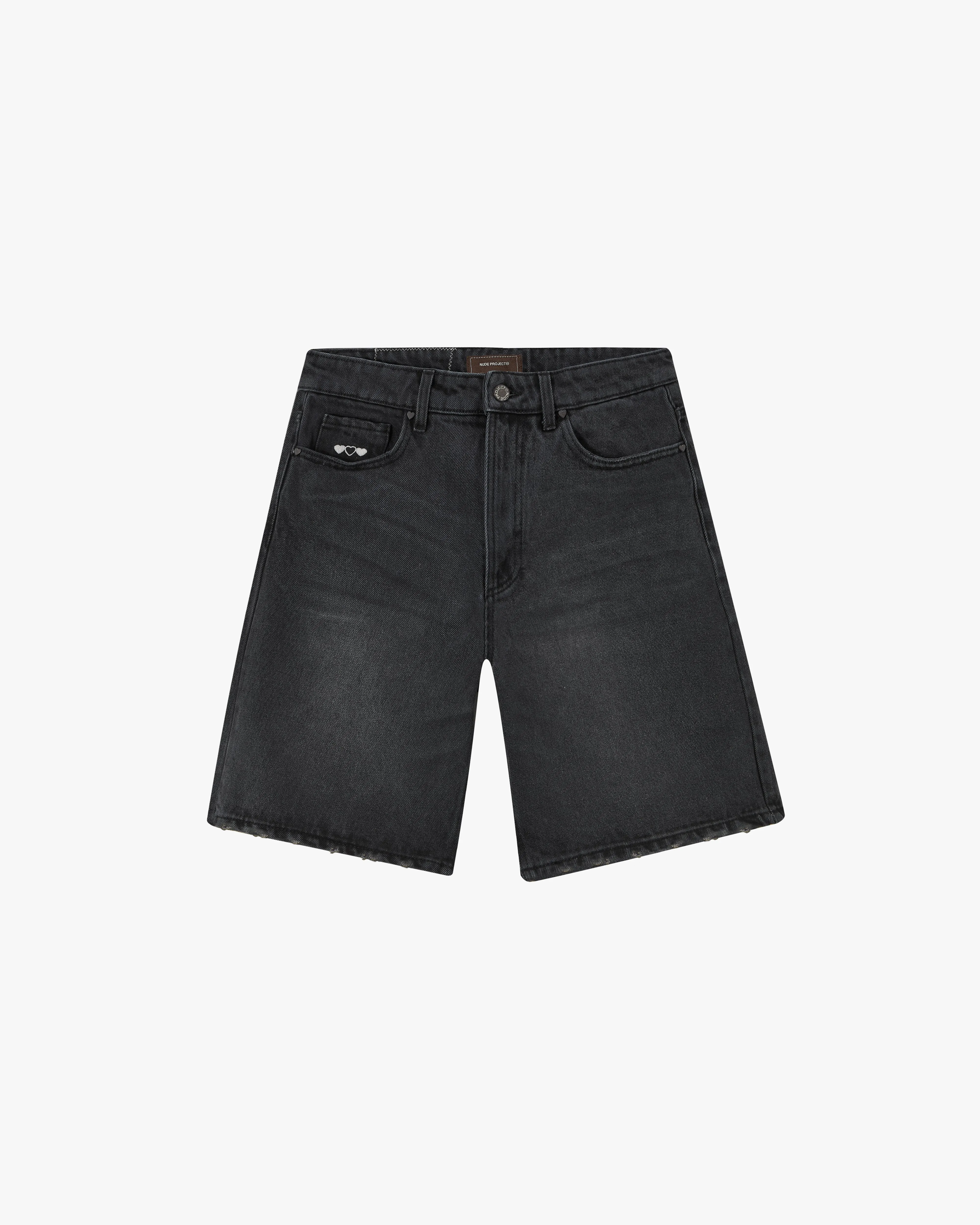 Basic Denim Shorts Black Chill Comfort