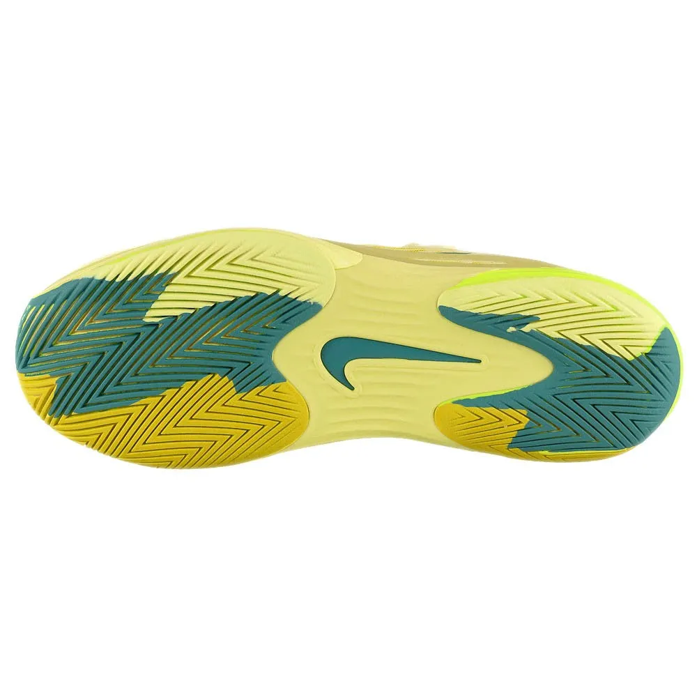 Nike Women's Air Zoom Vapor 12 - Premium - Lumious Green/Mineral Teal Multi Surface Non Marking Sole