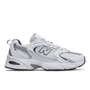 Minimalist Profile Womens New Balance 530 in White/Natural Indigo
