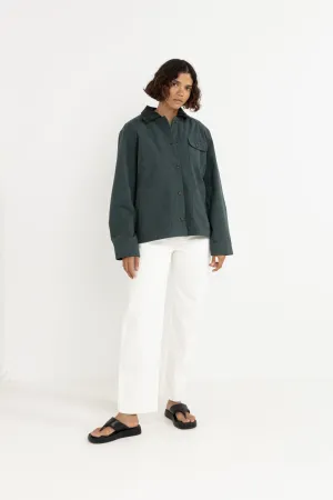 Easy Clean Material Stylish Daily Fit Rowan Barn Jacket Forest Green