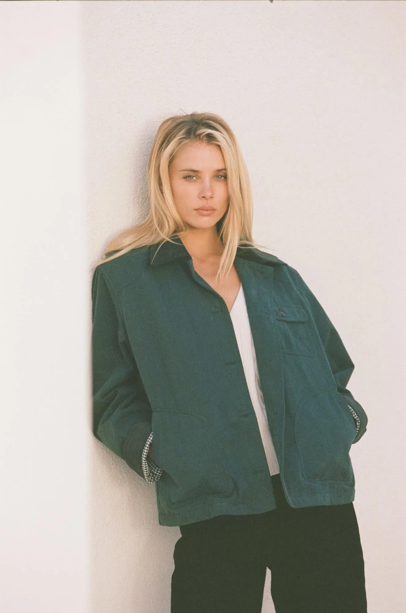 Rowan Barn Jacket Forest Green Reversible Dual Layer