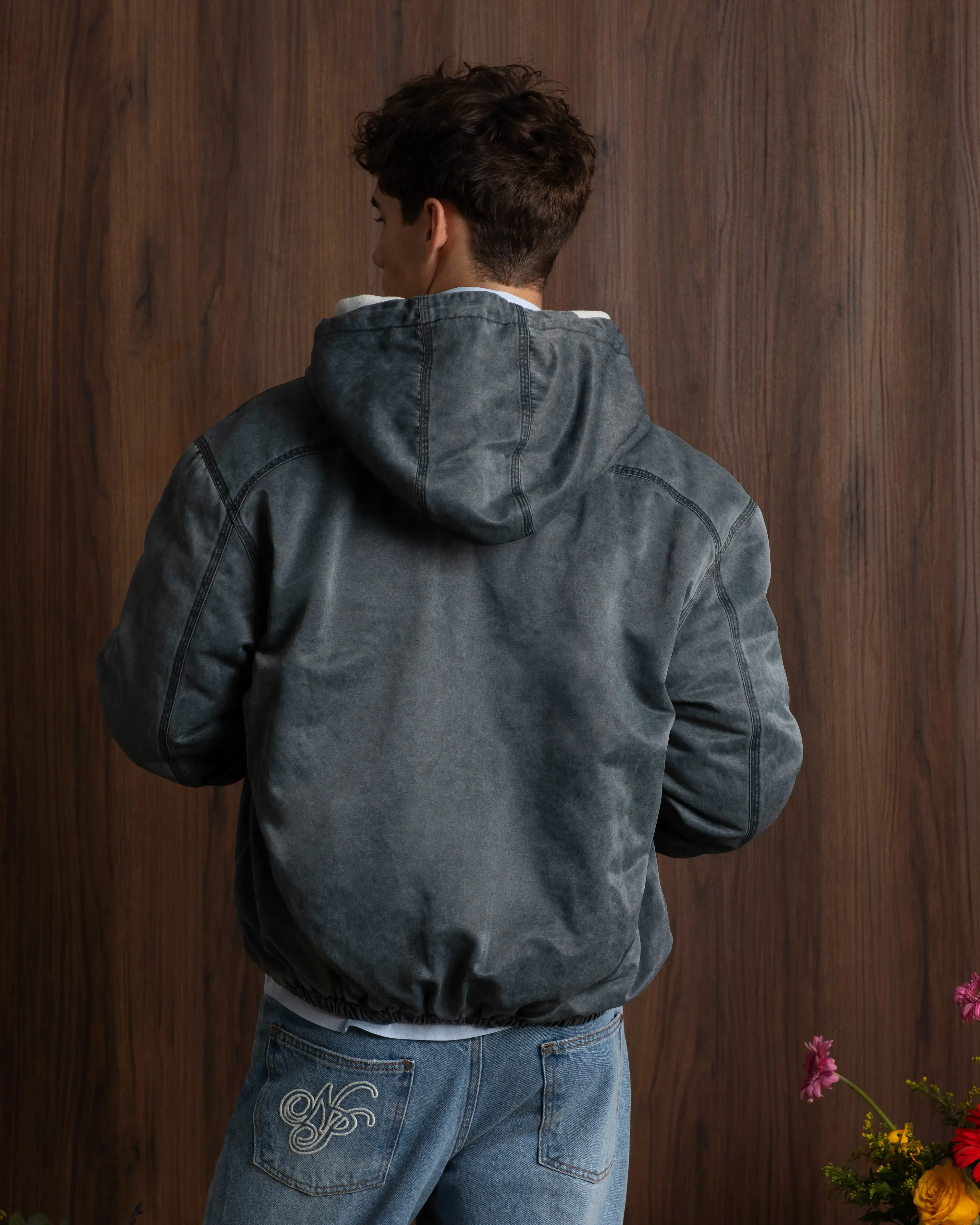 MoistureWickingTechnology FullCoverageHood Comfy Worker Jacket Ash