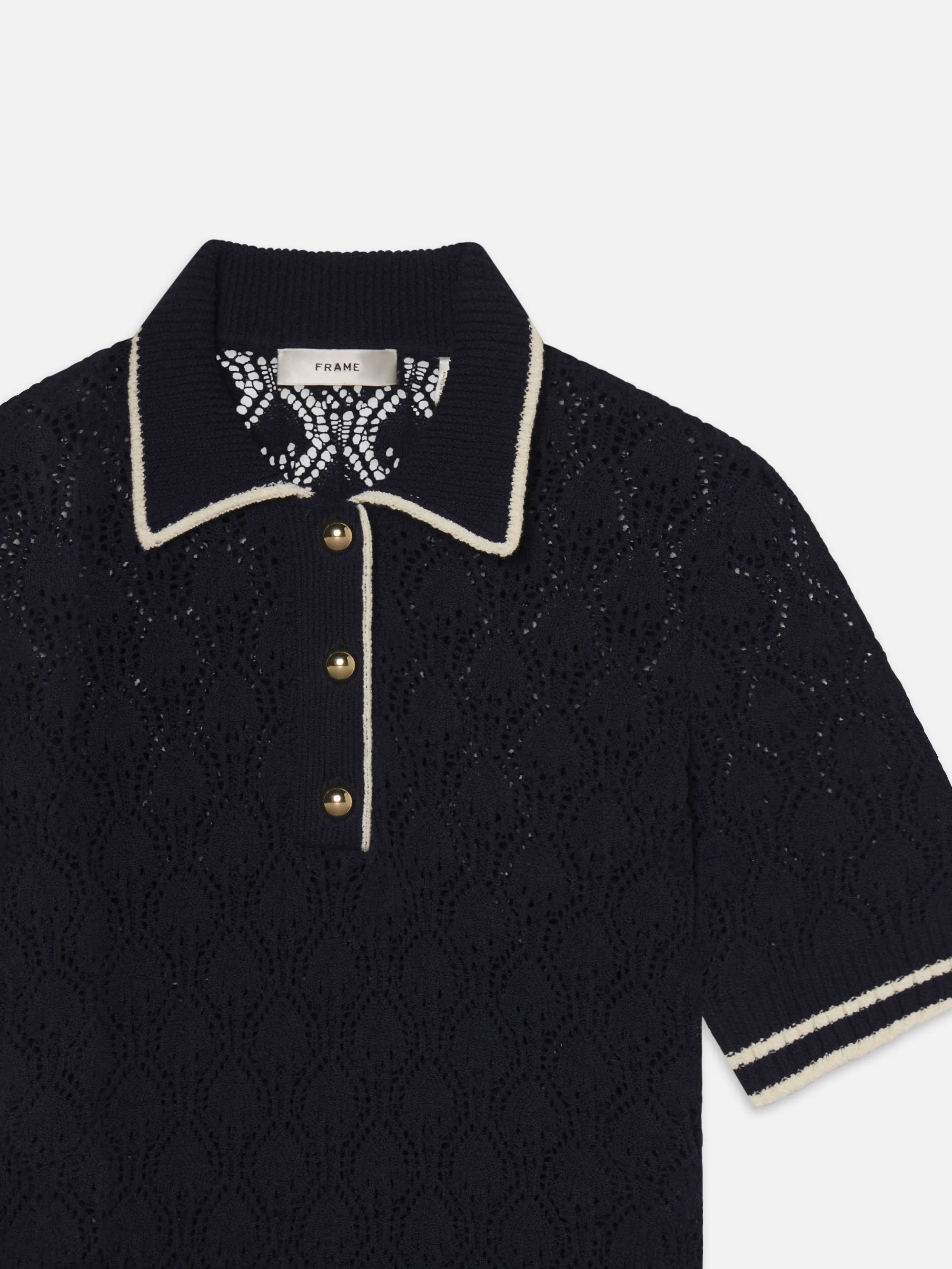 The Rookie Polo -- Navy Multi Fade Resistant Dye