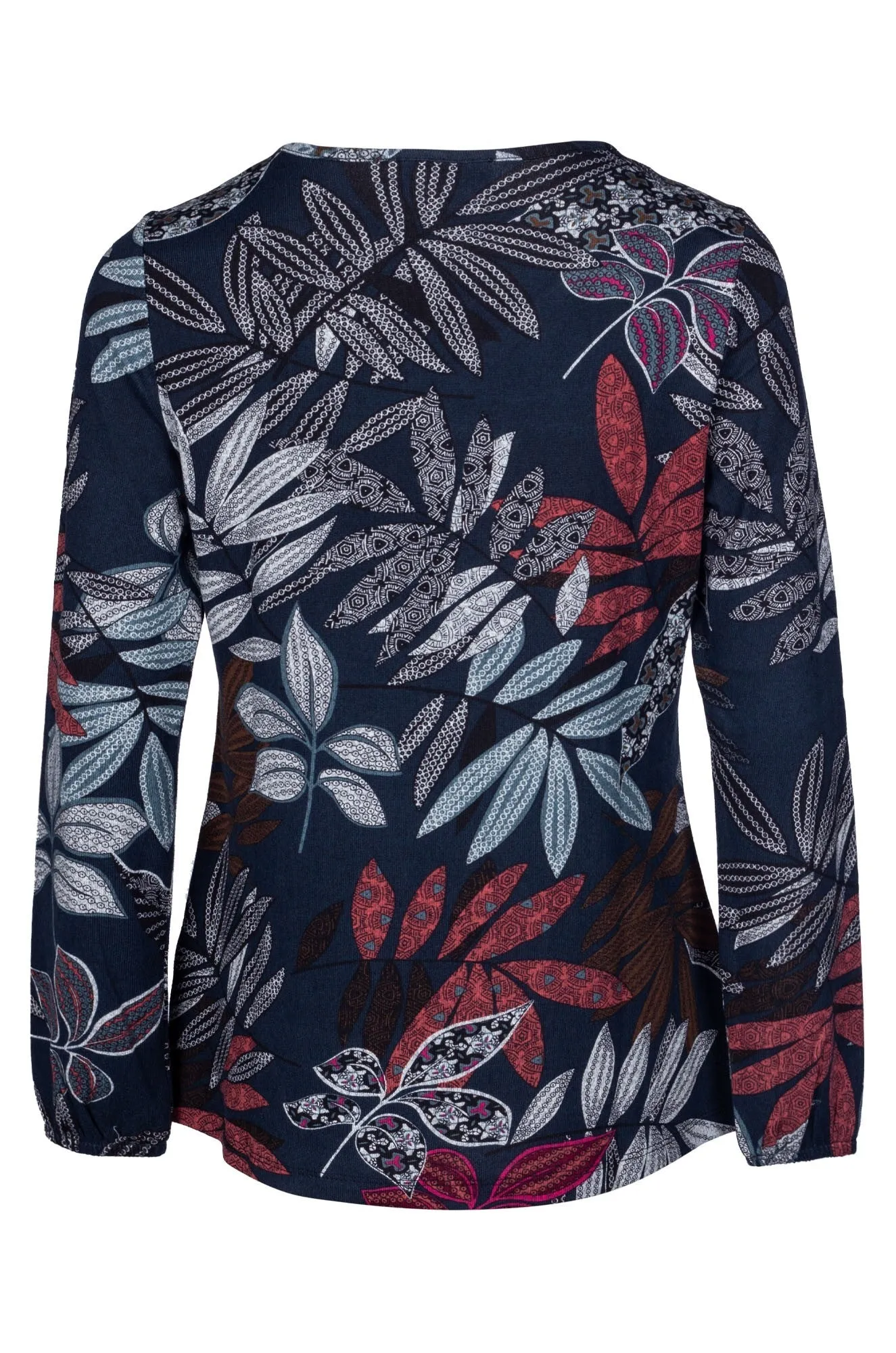 Warm Touch Top with side rouching | Atlantic Fern | 7908B1 QuickDrying