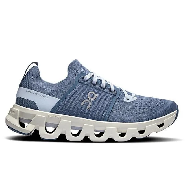 Lightweight Foam Cushioning Womens On Running Cloudswift 4 in Metal Blue/Heather