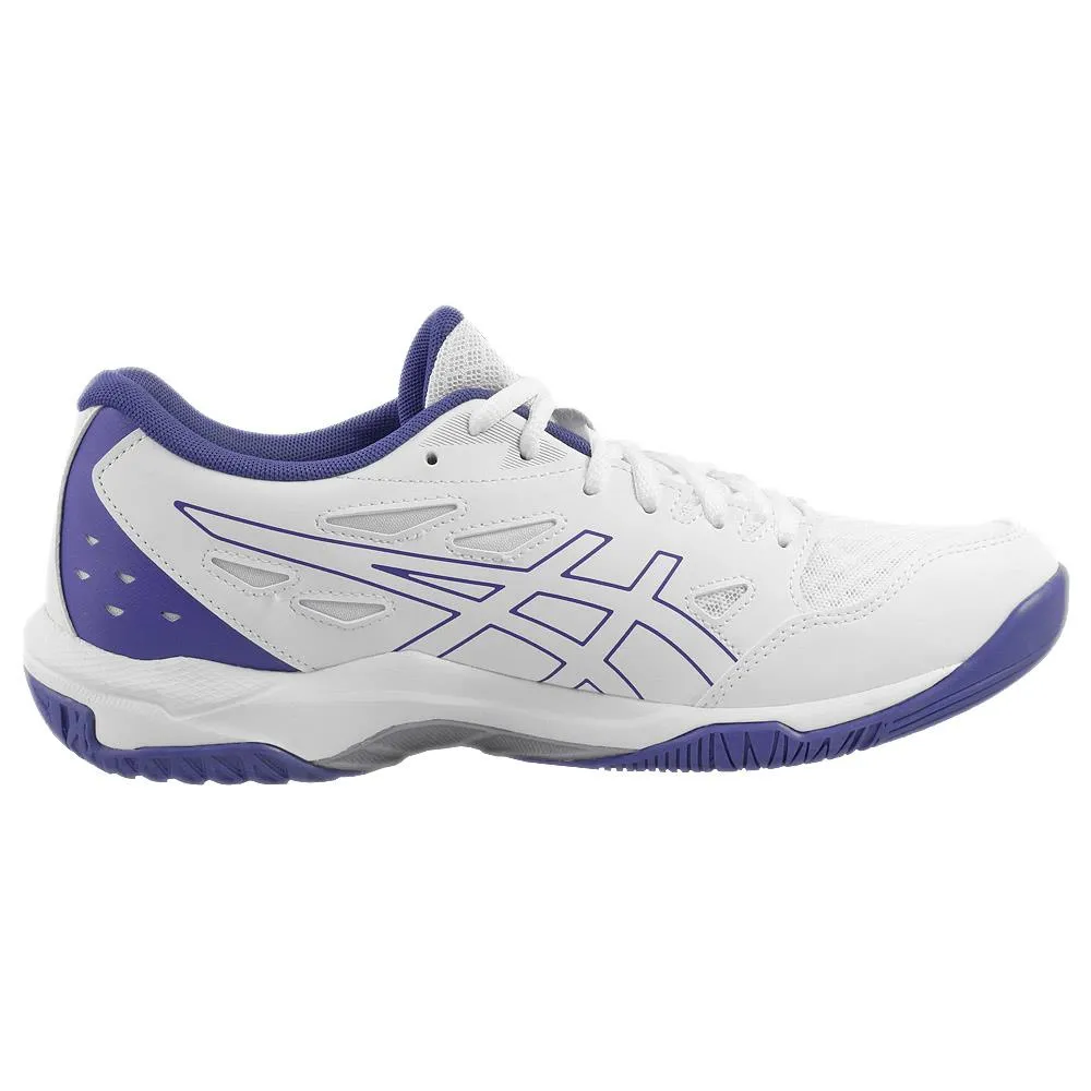 Narrow Fit Supportive structure Asics Women's Gel-Rocket 11 - White