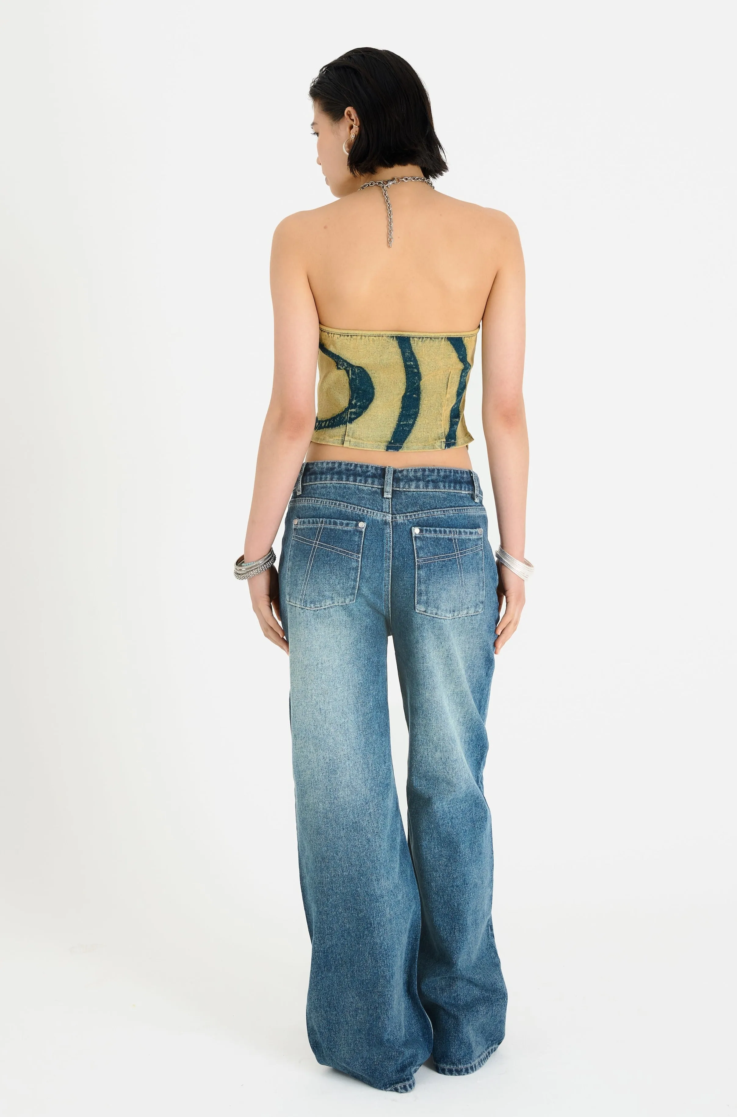 Ariel Halter Neck Top Surf Mood Elegant Skirt