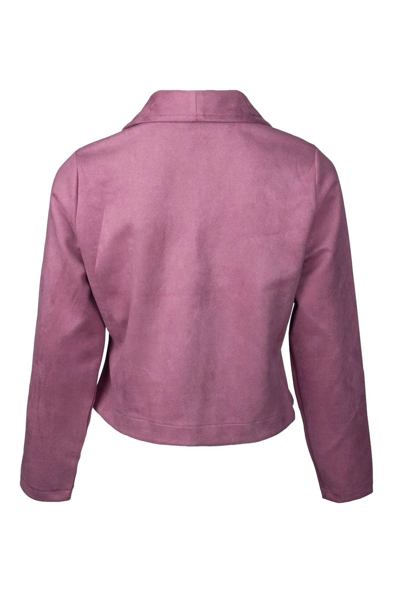 Suede Look Jacket | DUSKY PINK | 4061B1 Work Tough