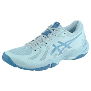 Shock Absorbing Slip   On Style Asics Women's Blade FF - Light Blue/Blue Coast