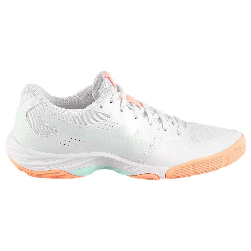 Secure Closure Lightweight Design Asics Women's Blade FF - White/Grey Blue