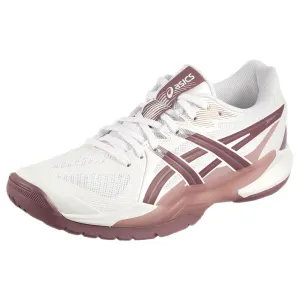 Mesh Upper Asics Women's Powerbreak FF - White/Dusty Mauve