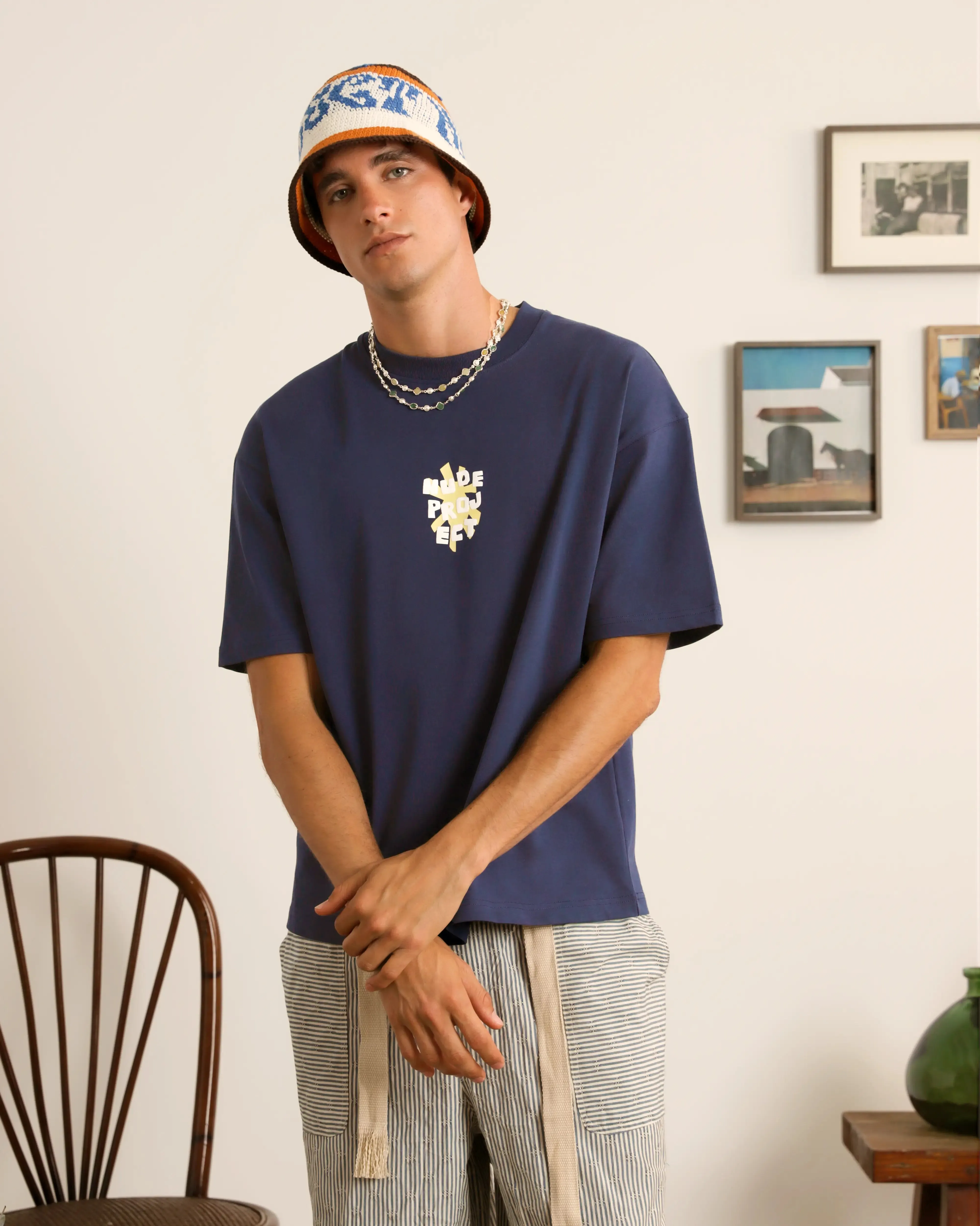 Run Ready Astro Tee Navy