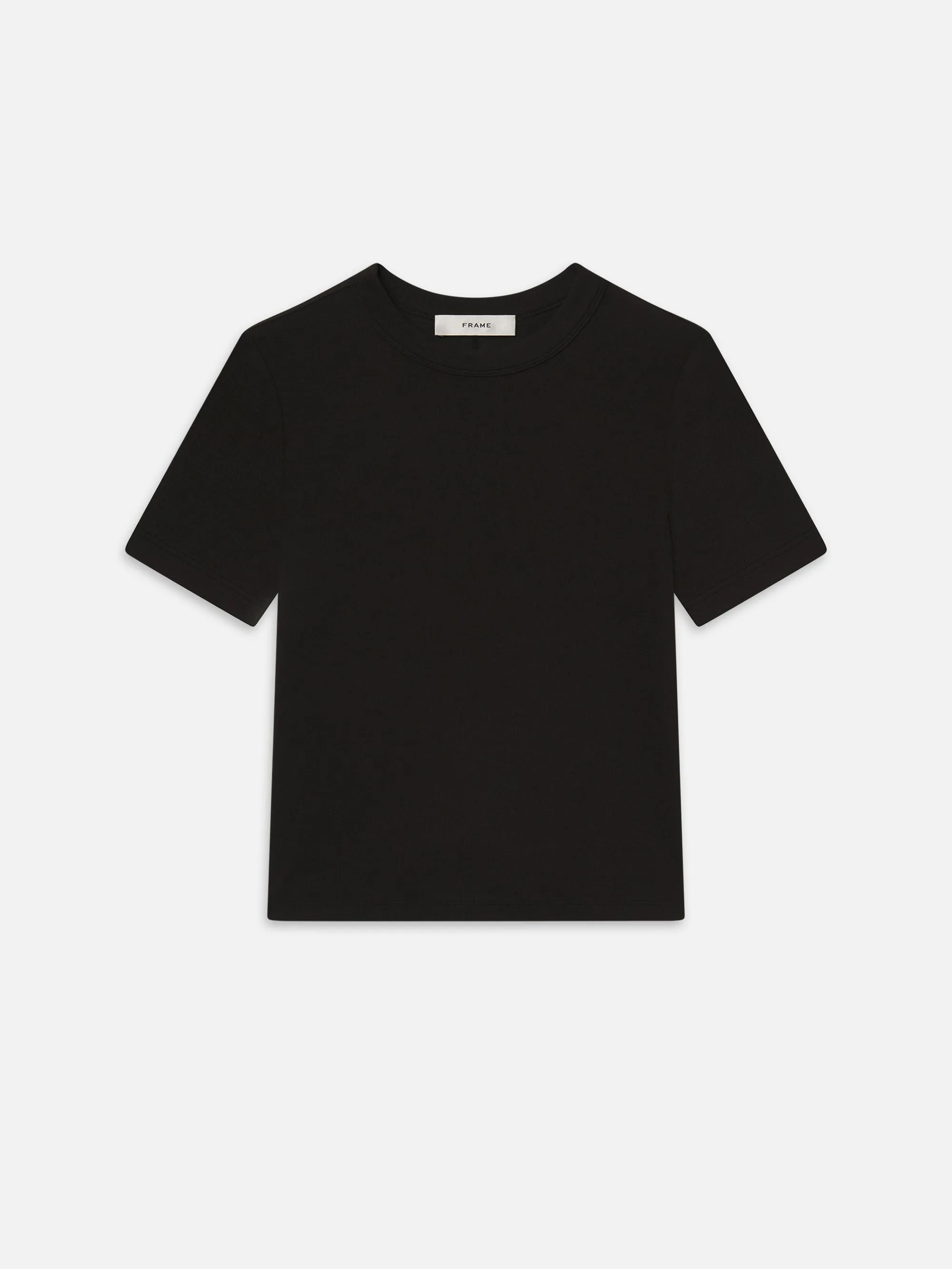 The Rib Baby Tee -- Black skinny but not tight Autumn coziness