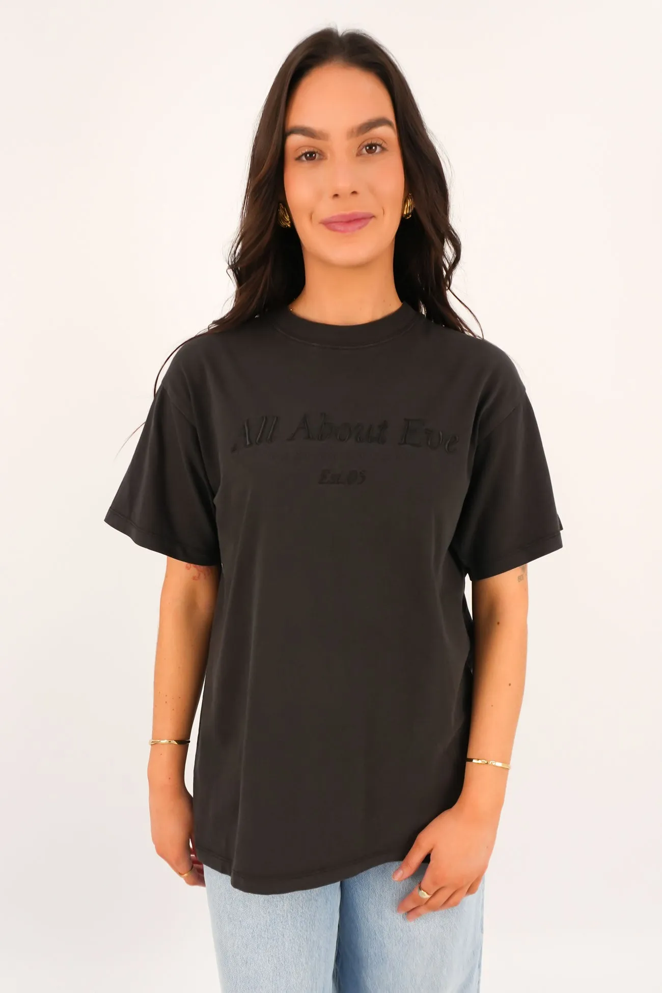 Quick Layer Fit Soft Touch Fabric AAE Timeless Tee Washed Black