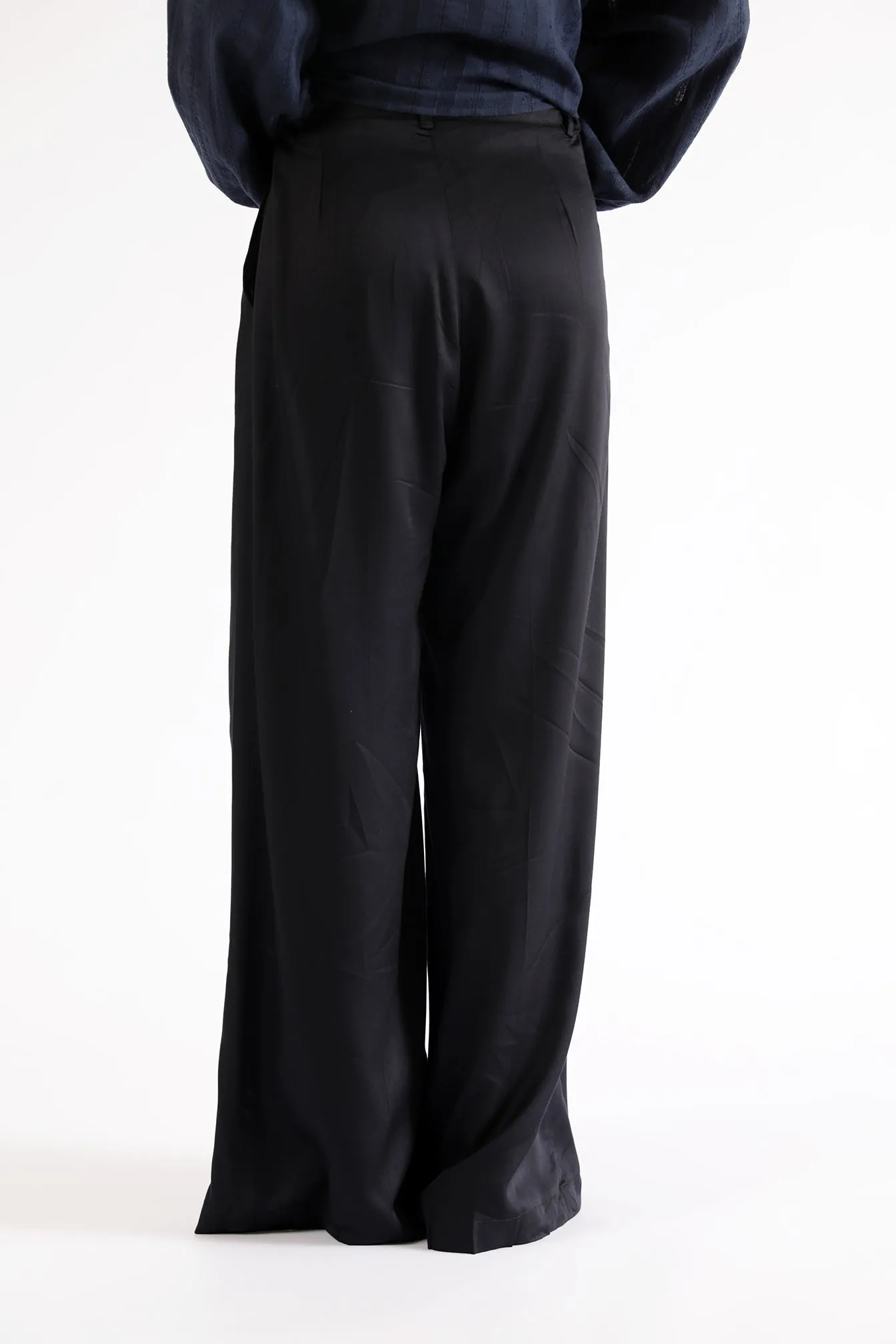 WIDE LEG FLOWY PANTS Comfort Fit Mesh Comfort