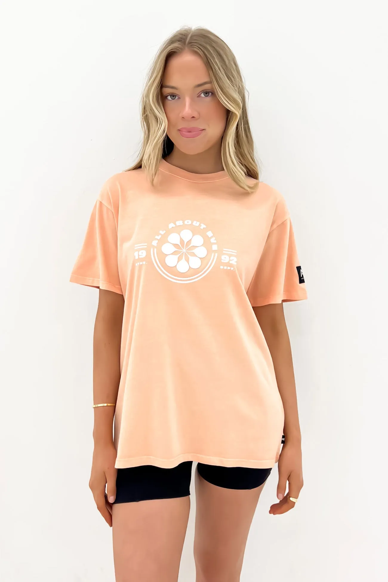 Active Style Athletica Oversized Tee Peach