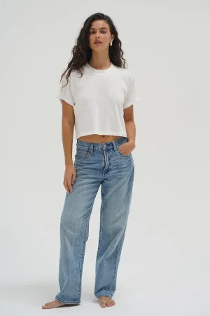 Timeless Layering Modern Outfit Ava Tee - White