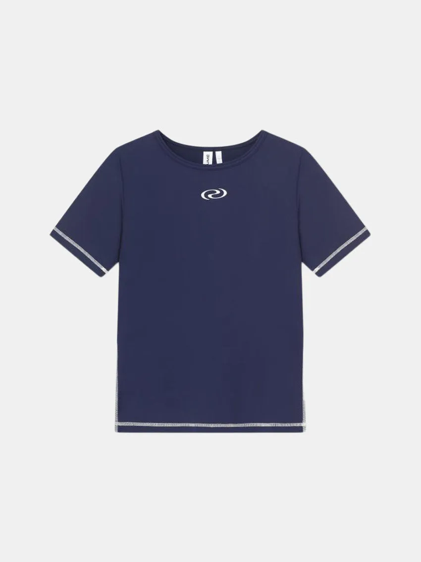 AvaRS Tee Navy Roomy Waistband