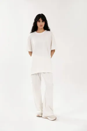 BASIC OVERSIZED TEE Adult sophistication Recycled Polyester Thread