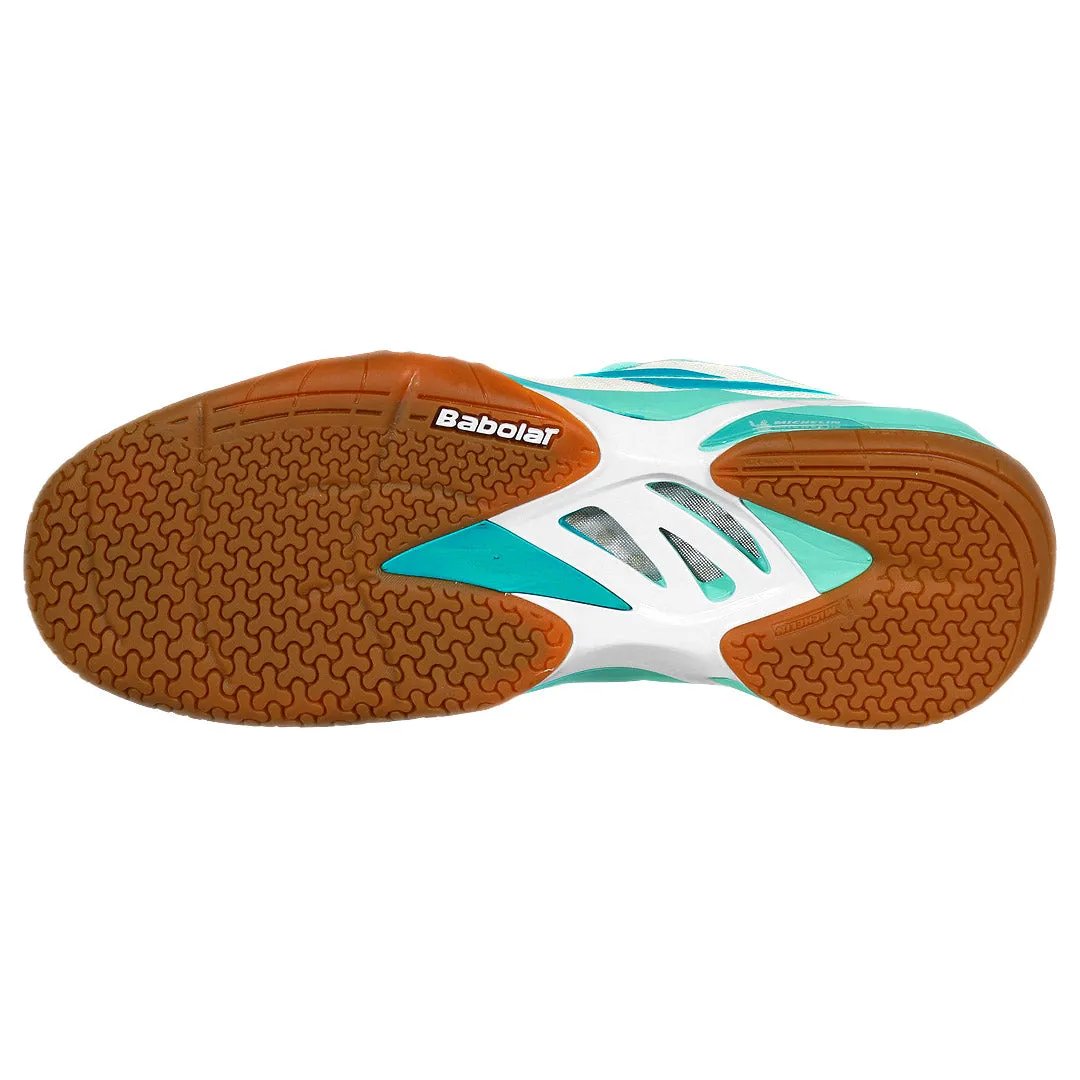 Babolat Women's Shadow 4 - White/Lagoon Shock absorption