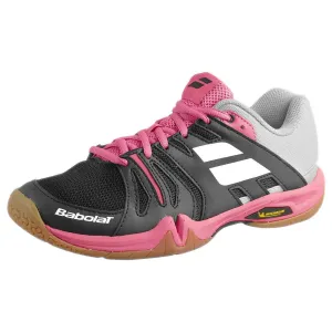 Comfortable Footbed Durable Sole Babolat Women's Shadow Team - Black/Pink