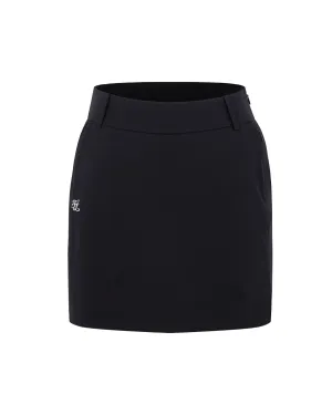 Back band H-line skirt - Black Modern Combo