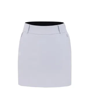 Outfit Focused Personality Style Back band H-line skirt - Grey