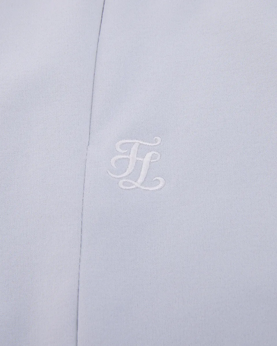 Timeless Touch High Elasticity Material Back band H-line skirt - Grey