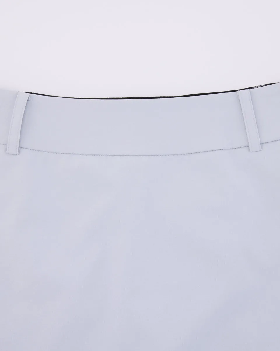 Natural Look Budget Friendly Back band H-line skirt - Grey