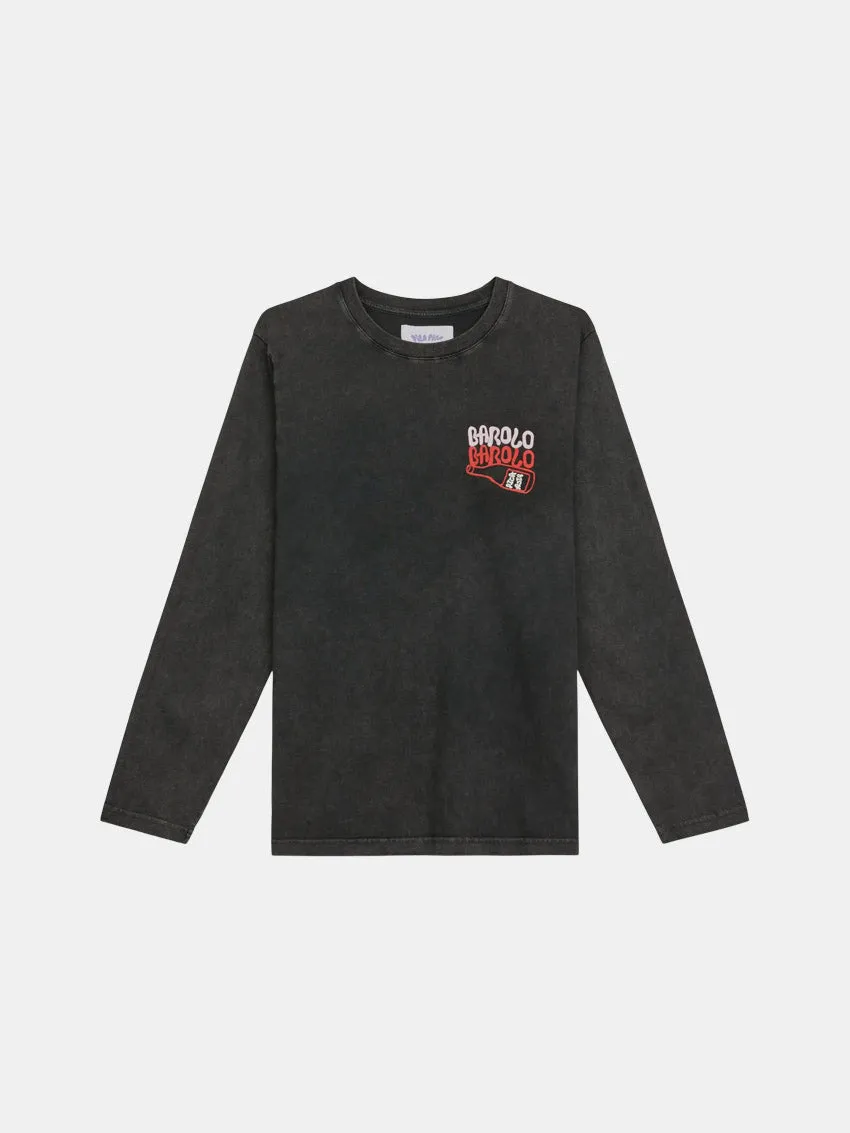 Barolo Tee Washed Black Soft Comfort Wear Teenager coolness