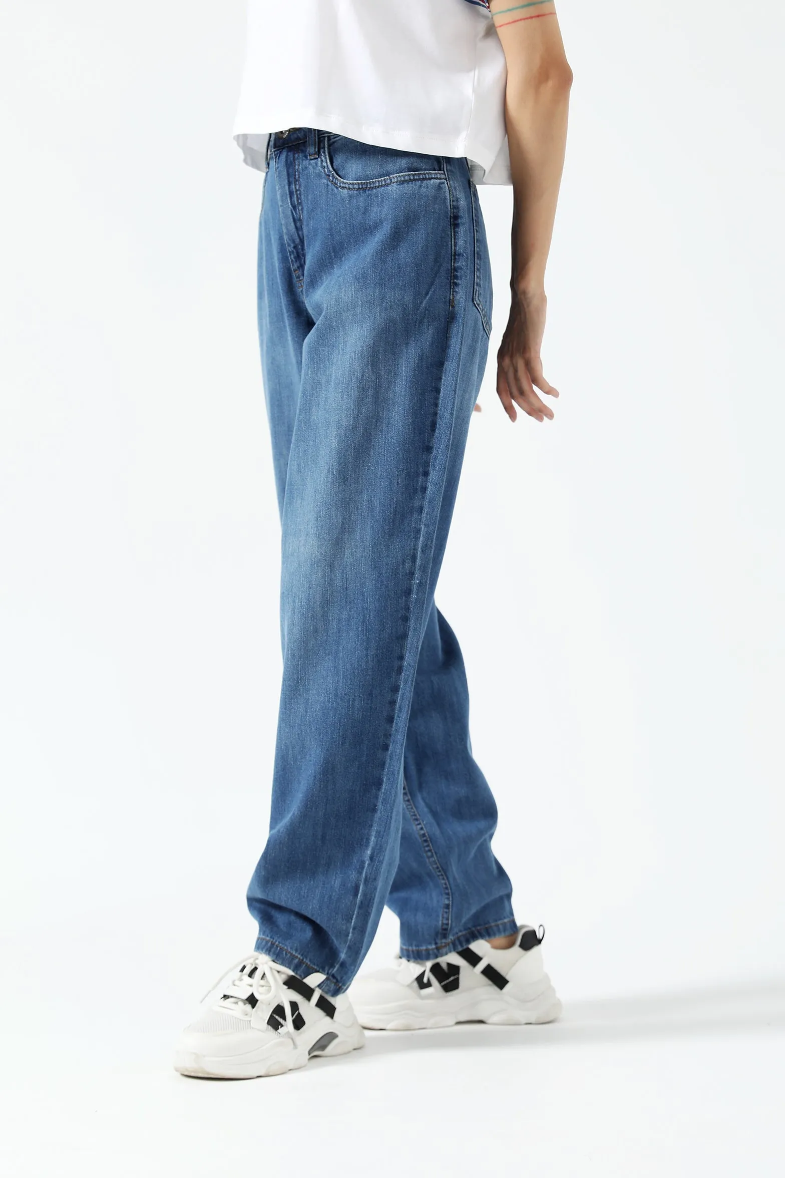 BARREL FIT DENIM Easy Wear soft fit