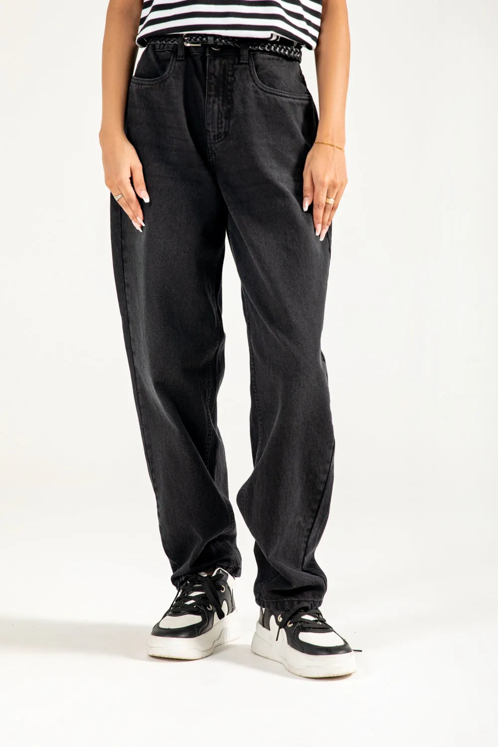 Water resistant coating BARREL FIT DENIM