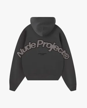 Functional Features Cozy Texture Beast Zip-Up Hoodie Ash