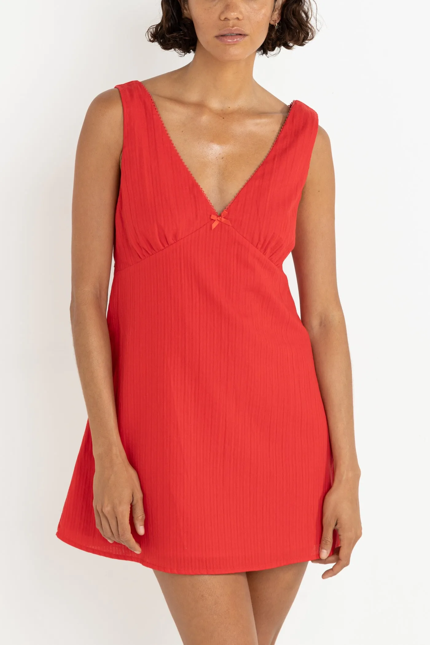 Belle Mini Dress Ruched-Detail Playful touch