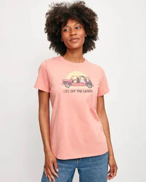 Ladies Electric Slub Shortsleeve Tee Reinforced Hemline