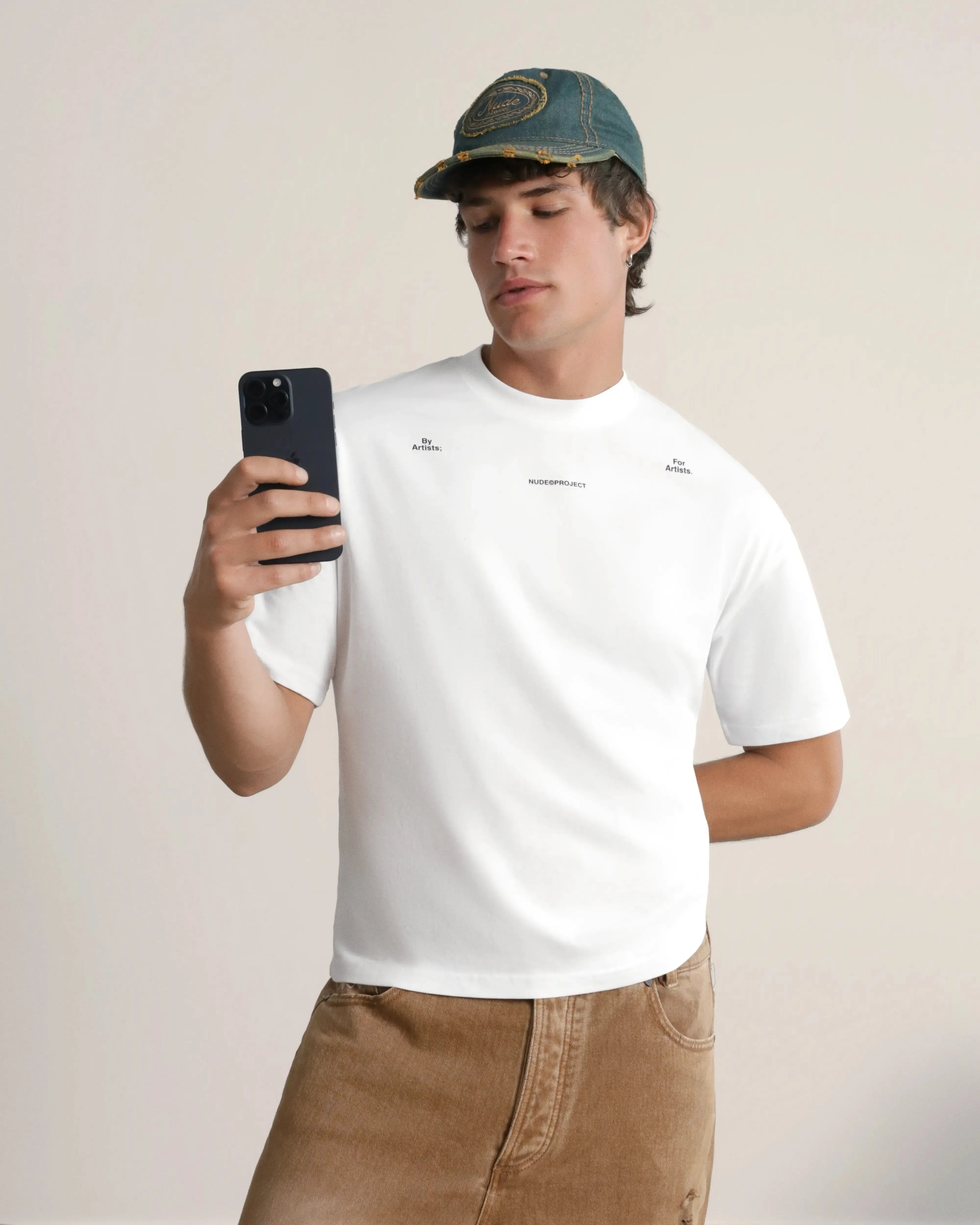 Antistatic All-Day Fit Fine Art Tee White