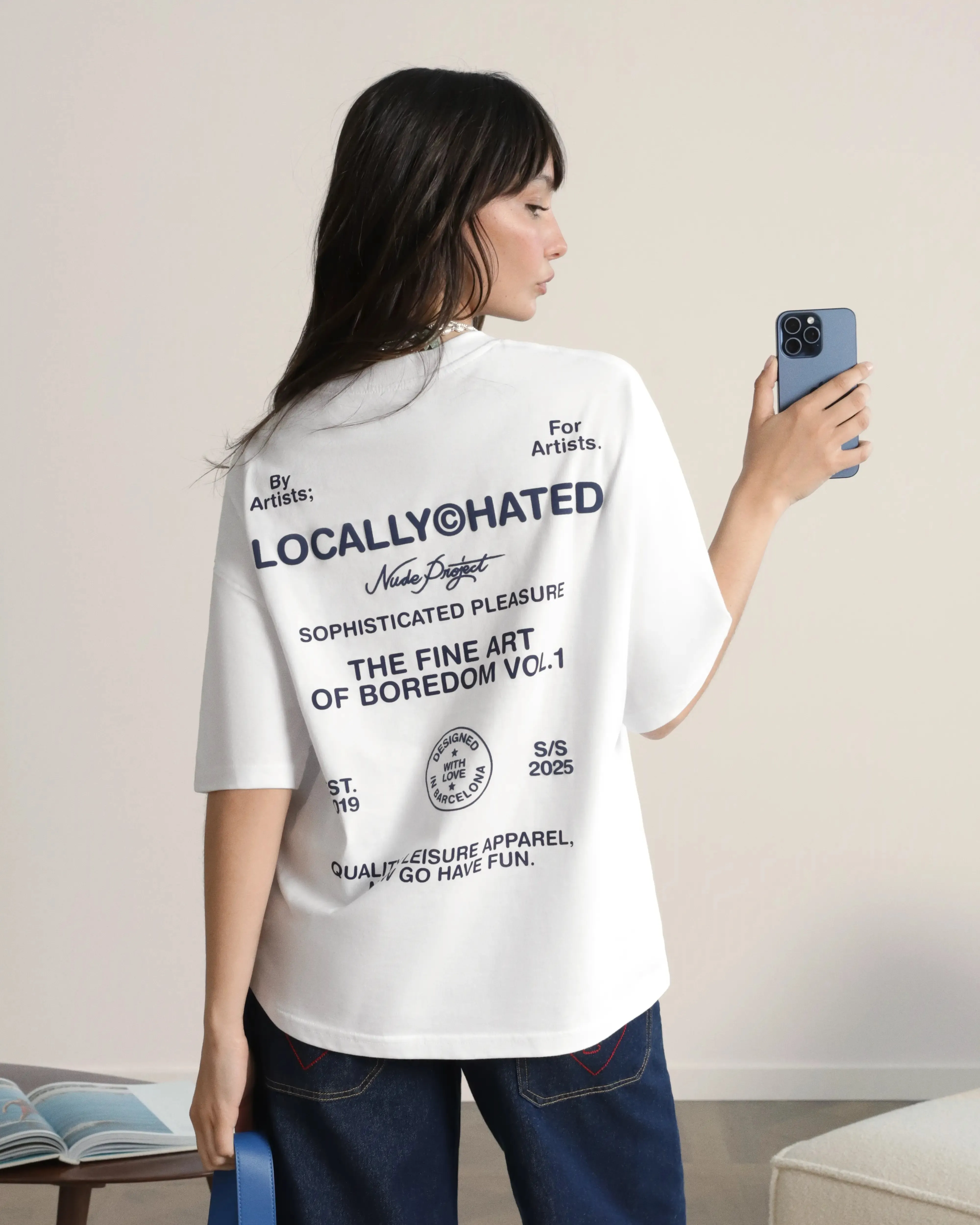 Fine Art Tee White Breathable Lamination NonIrritatingSeams