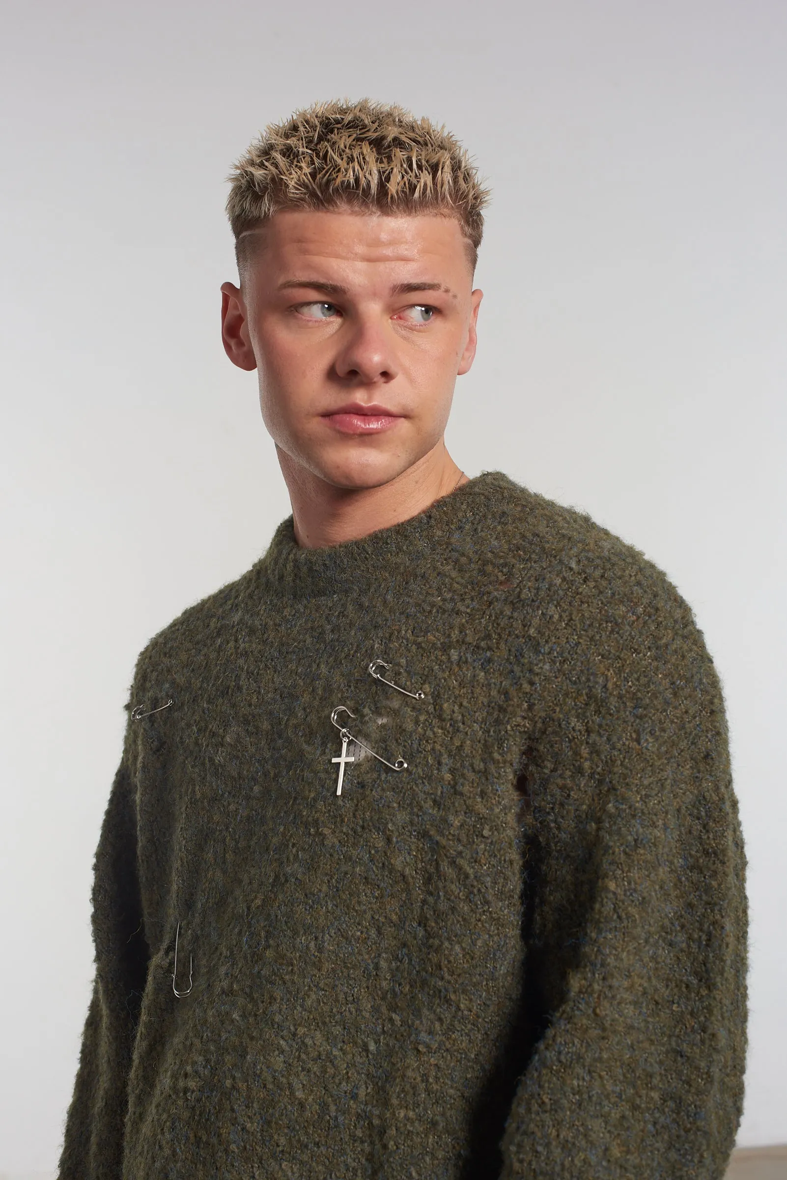 Blessed Charm Knit Khaki Circular Knit Sustainability Guide