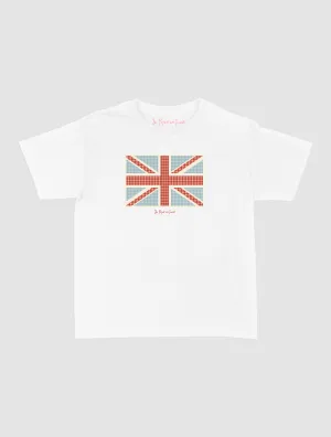 Relaxed fit wear sporty and comfortable union jack baby tee