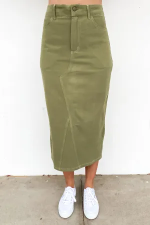 Timeless Piece Abbie Skirt Khaki