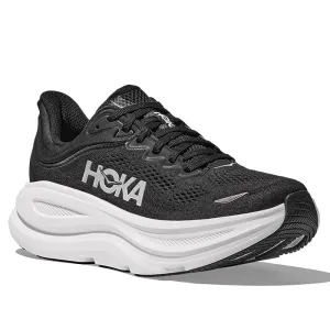 tennis - compatible shoes Womens Hoka Bondi 9 Extra Wide in Black/White
