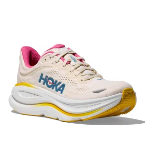 Womens Hoka Bondi 9 Wide in Alabaster/Birch professional runners' shoes option