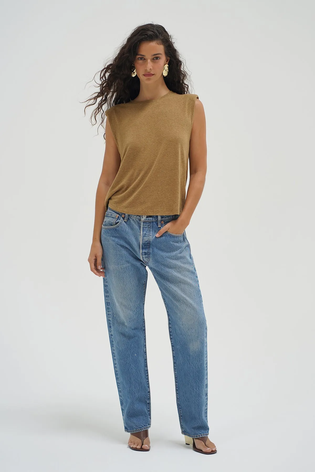 Celine Tee - Dull Gold Chic Wearable School spirit