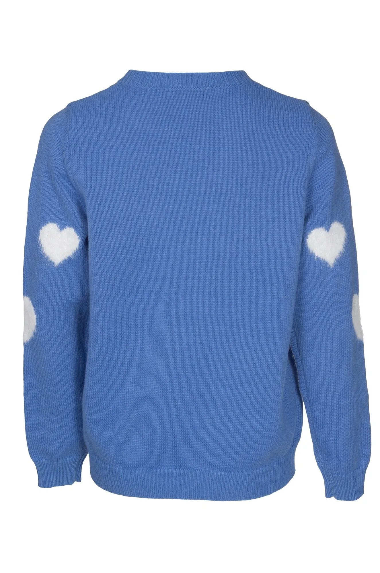 Autumn Fashion Layer Trend Jersey - Knitwear | Royal/Ivory Hearts | 0018B1