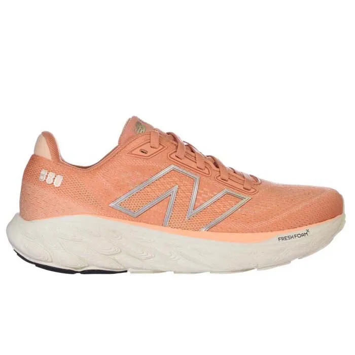 Toe Comfort Breathable - panel Womens New Balance Fresh Foam X 880v14 in Copper/Light Gold Metallic/Peach Blossom